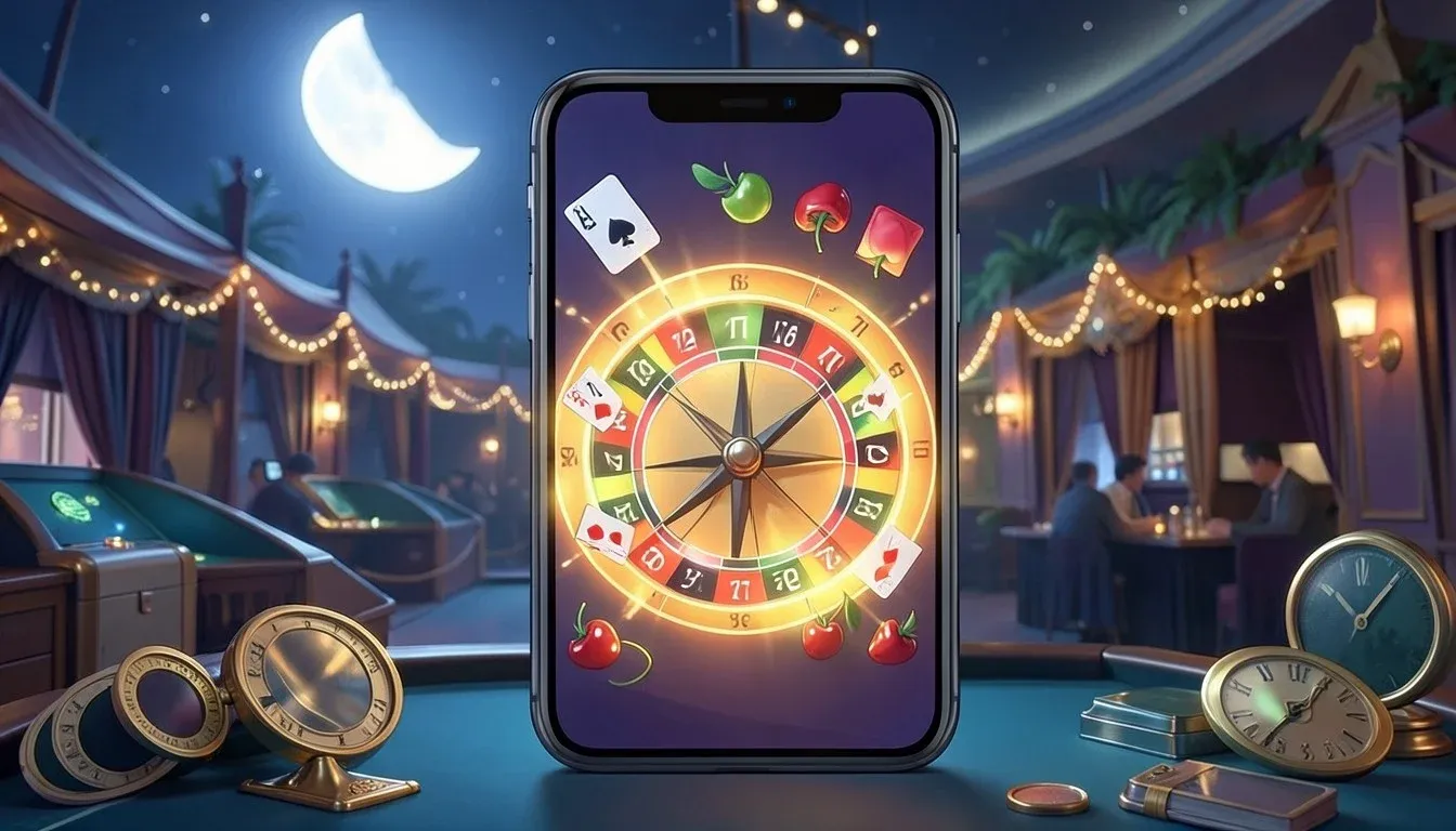 Wolf Winner mobile lobby on a smartphone
